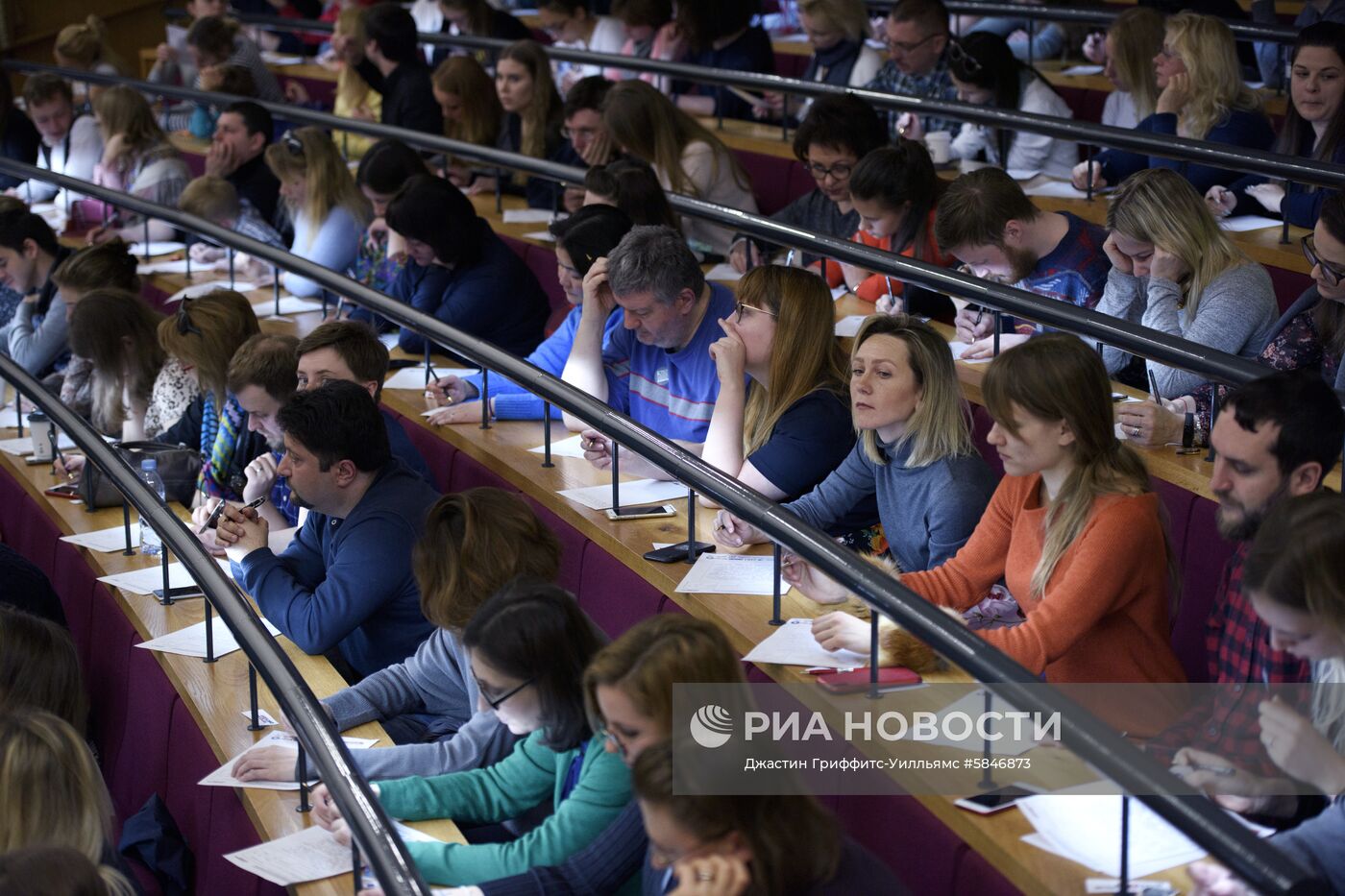 Акция "Тотальный диктант" в зарубежных странах