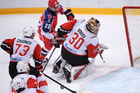 Хоккей. КХЛ. Матч ЦСКА - "Авангард"