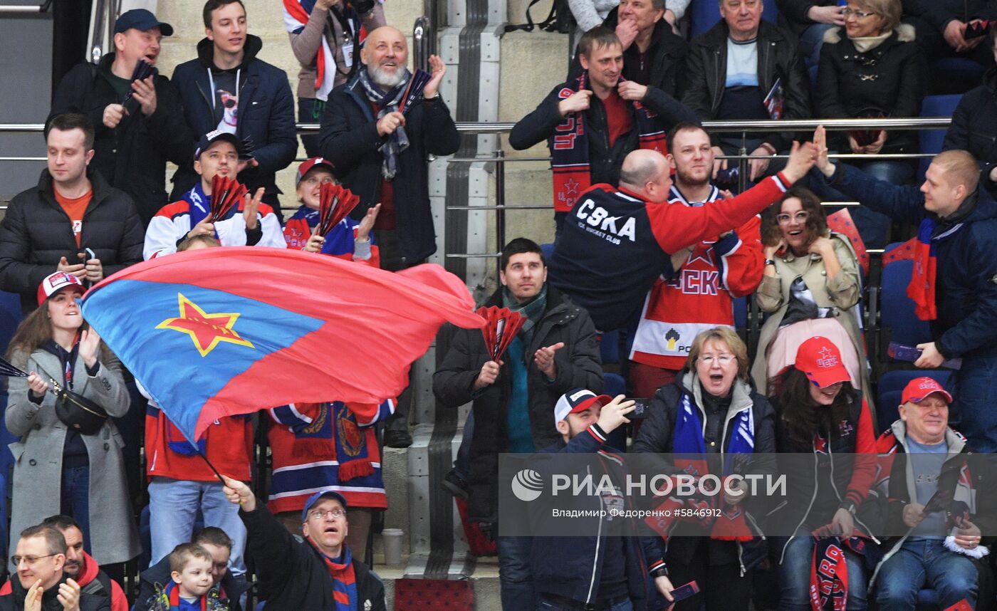 Хоккей. КХЛ. Матч ЦСКА - "Авангард"