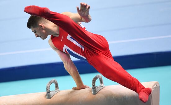 Спортивная гимнастика. Чемпионат Европы. Отдельные снаряды. Первый день