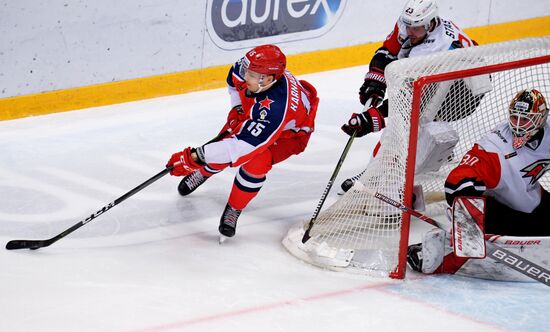 Хоккей. КХЛ. Матч ЦСКА - "Авангард"