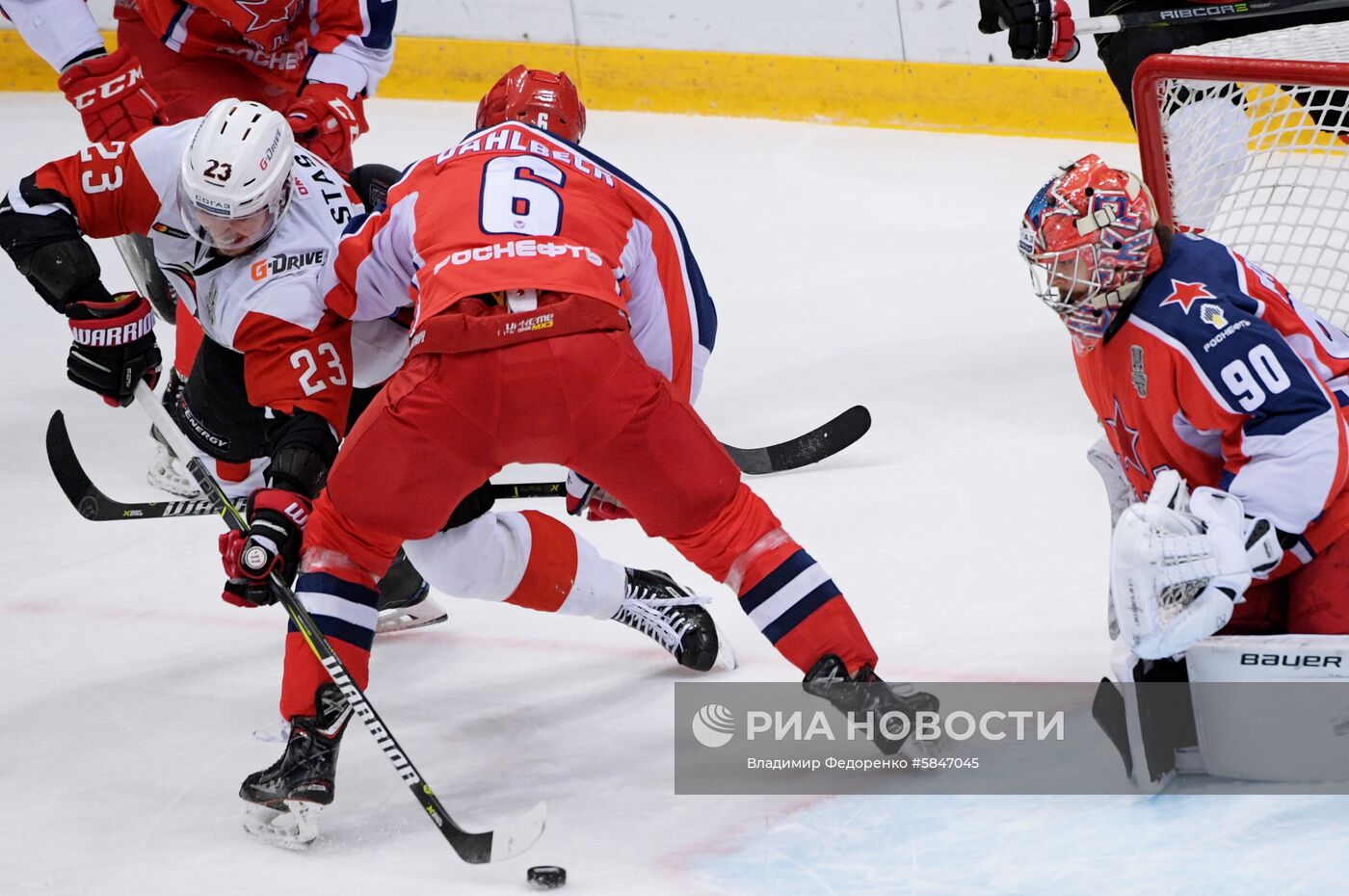 Хоккей. КХЛ. Матч ЦСКА - "Авангард"