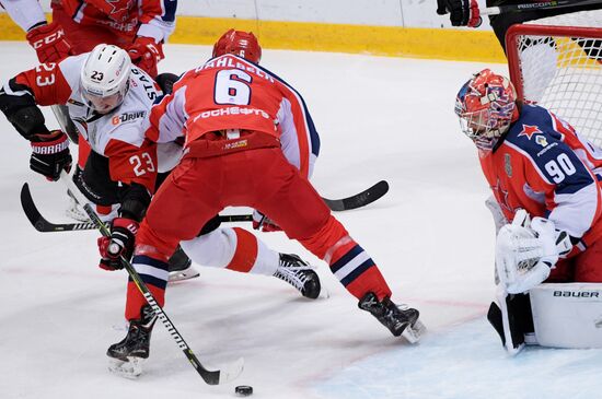 Хоккей. КХЛ. Матч ЦСКА - "Авангард"