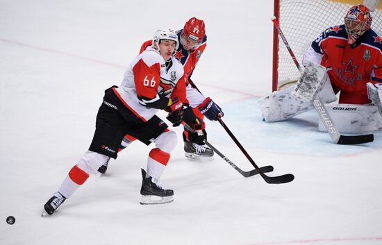 Хоккей. КХЛ. Матч ЦСКА - "Авангард"