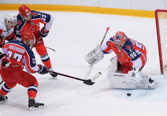 Хоккей. КХЛ. Матч ЦСКА - "Авангард"