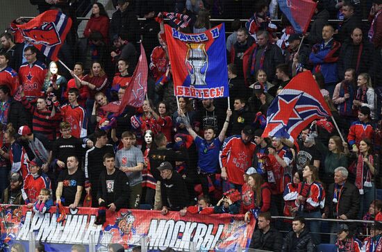 Хоккей. КХЛ. Матч ЦСКА - "Авангард"