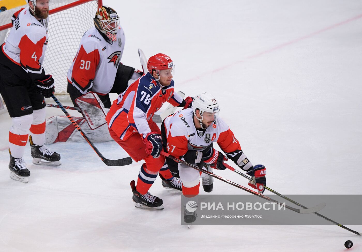 Хоккей. КХЛ. Матч ЦСКА - "Авангард"