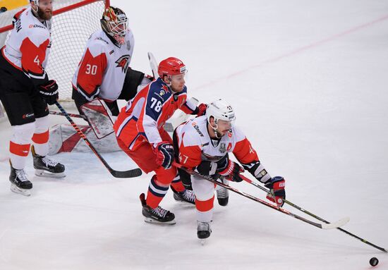 Хоккей. КХЛ. Матч ЦСКА - "Авангард"