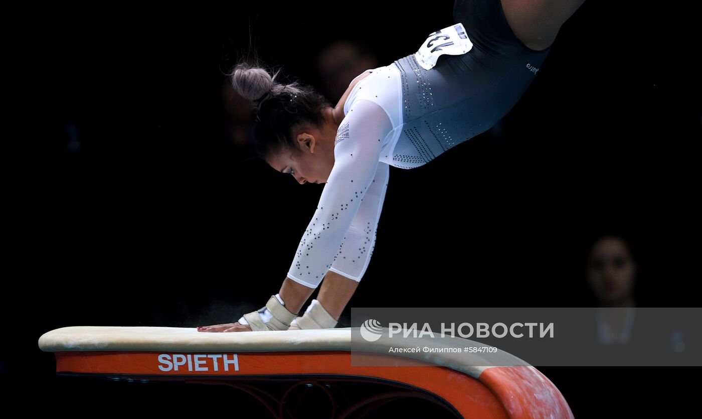 Спортивная гимнастика. Чемпионат Европы. Отдельные снаряды. Первый день