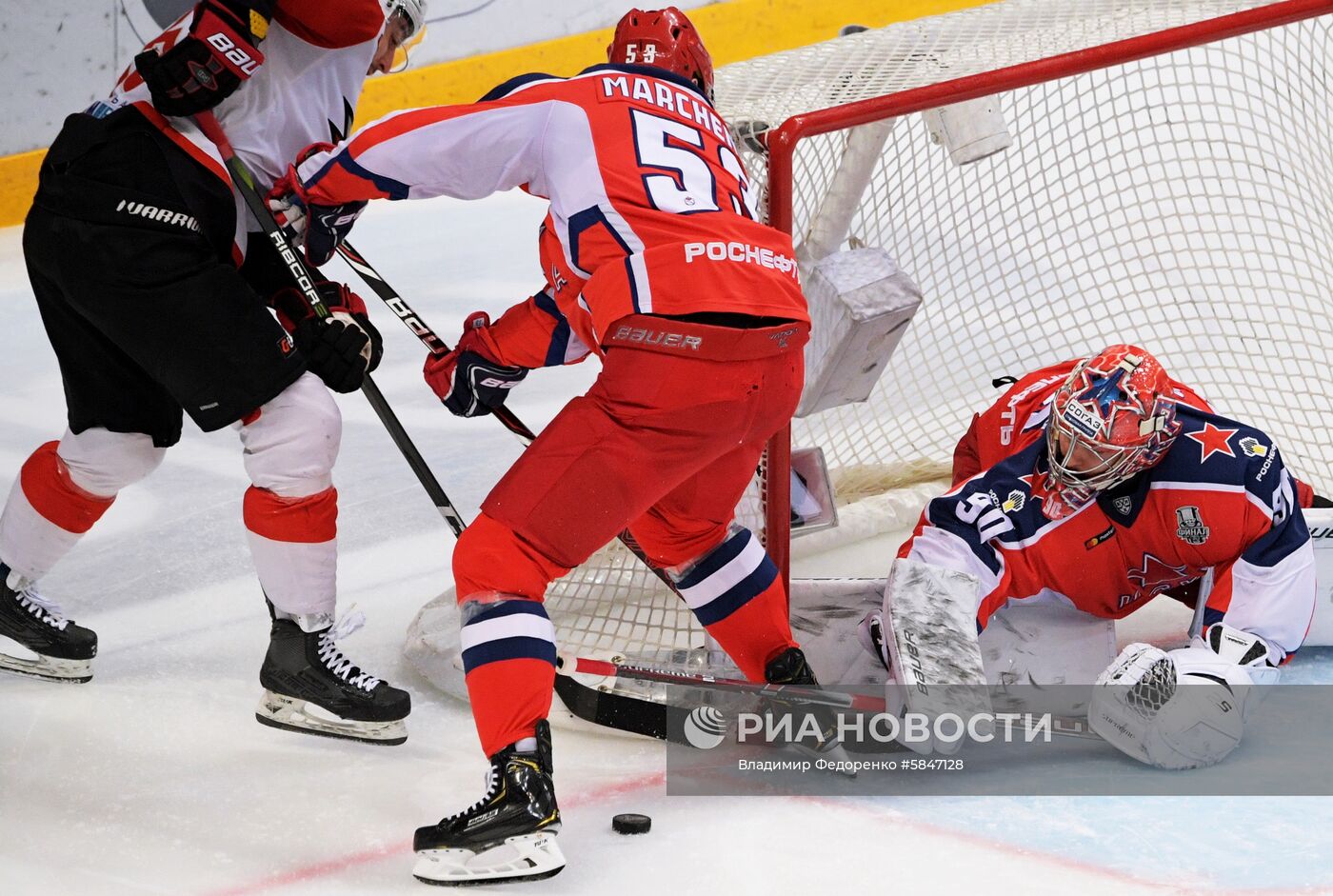 Хоккей. КХЛ. Матч ЦСКА - "Авангард"