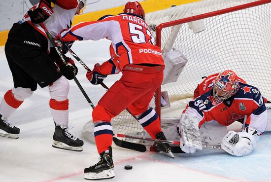 Хоккей. КХЛ. Матч ЦСКА - "Авангард"