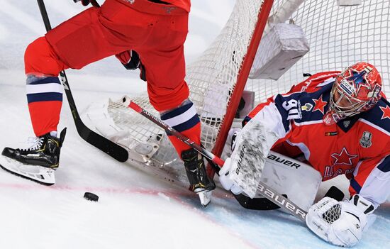 Хоккей. КХЛ. Матч ЦСКА - "Авангард"