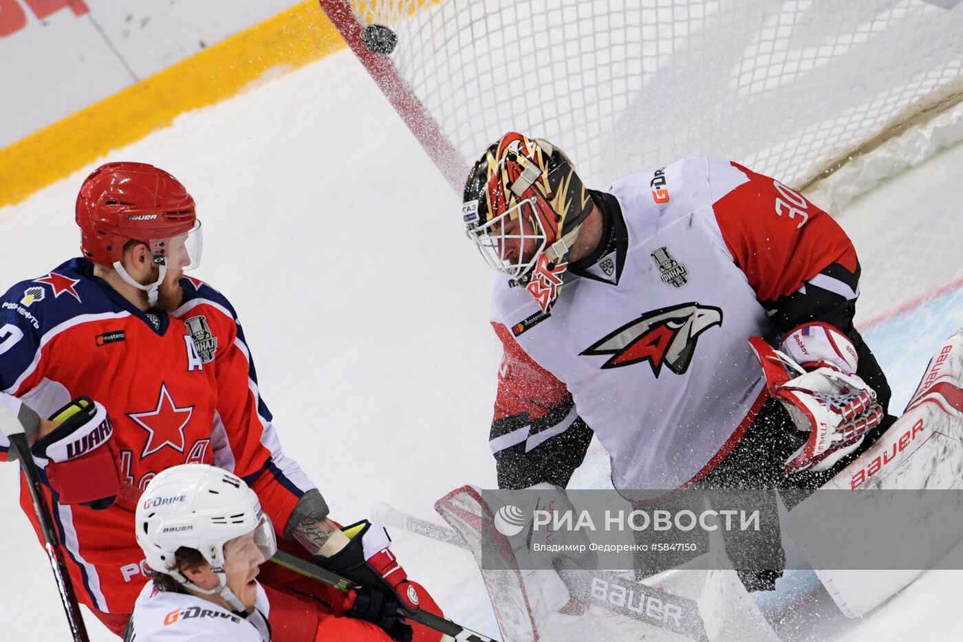 Хоккей. КХЛ. Матч ЦСКА - "Авангард"