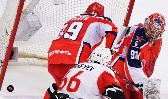 Хоккей. КХЛ. Матч ЦСКА - "Авангард"