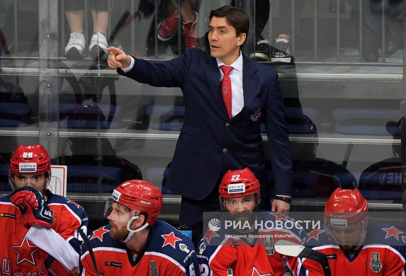 Хоккей. КХЛ. Матч ЦСКА - "Авангард"