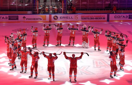 Хоккей. КХЛ. Матч ЦСКА - "Авангард"