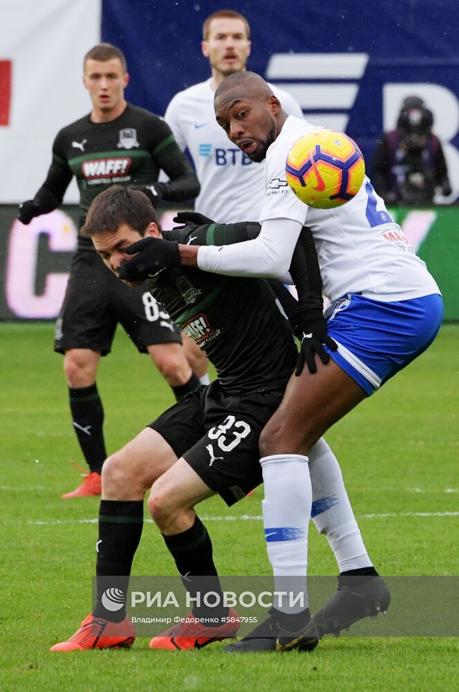 Футбол. РПЛ. Матч "Динамо" - "Краснодар"