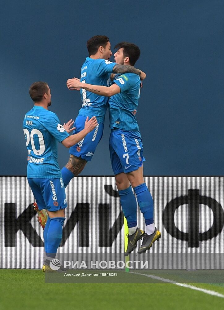 Футбол. РПЛ. Матч "Зенит" - "Анжи"