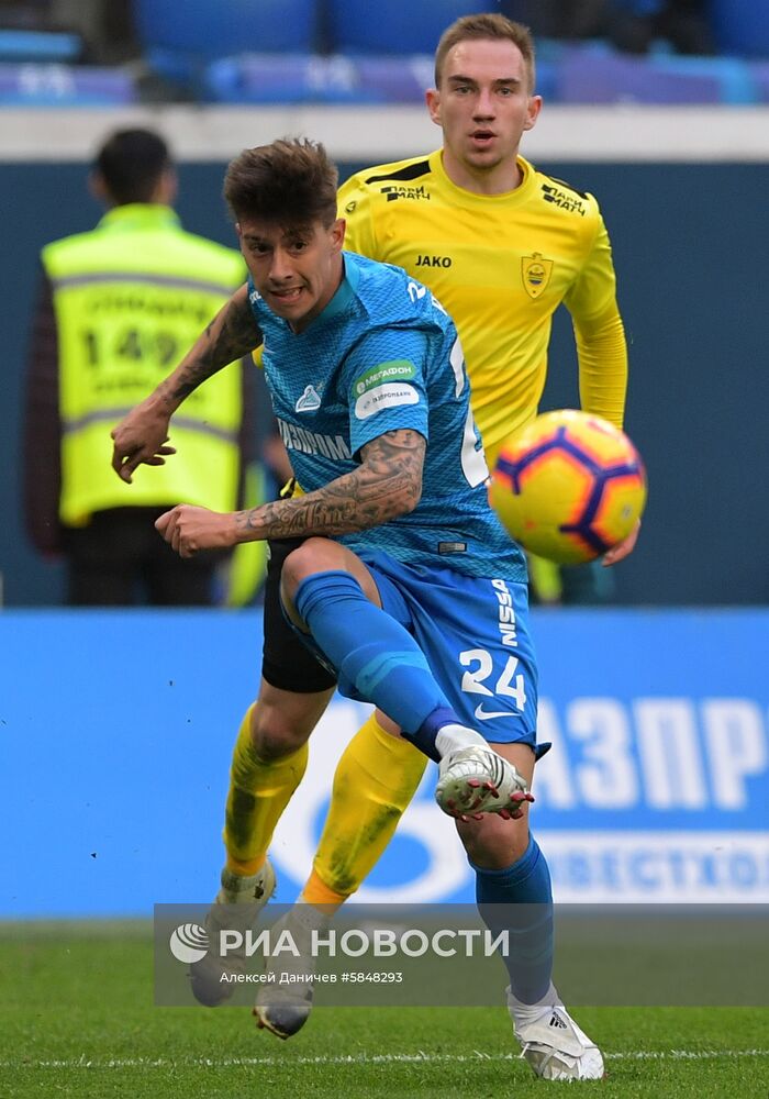 Футбол. РПЛ. Матч "Зенит" - "Анжи"