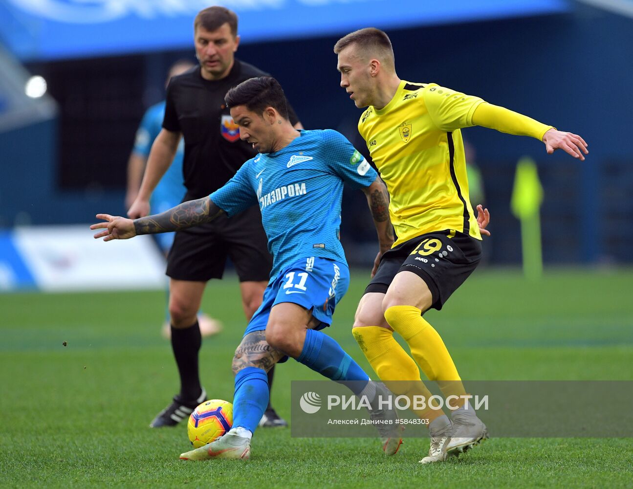 Футбол. РПЛ. Матч "Зенит" - "Анжи"