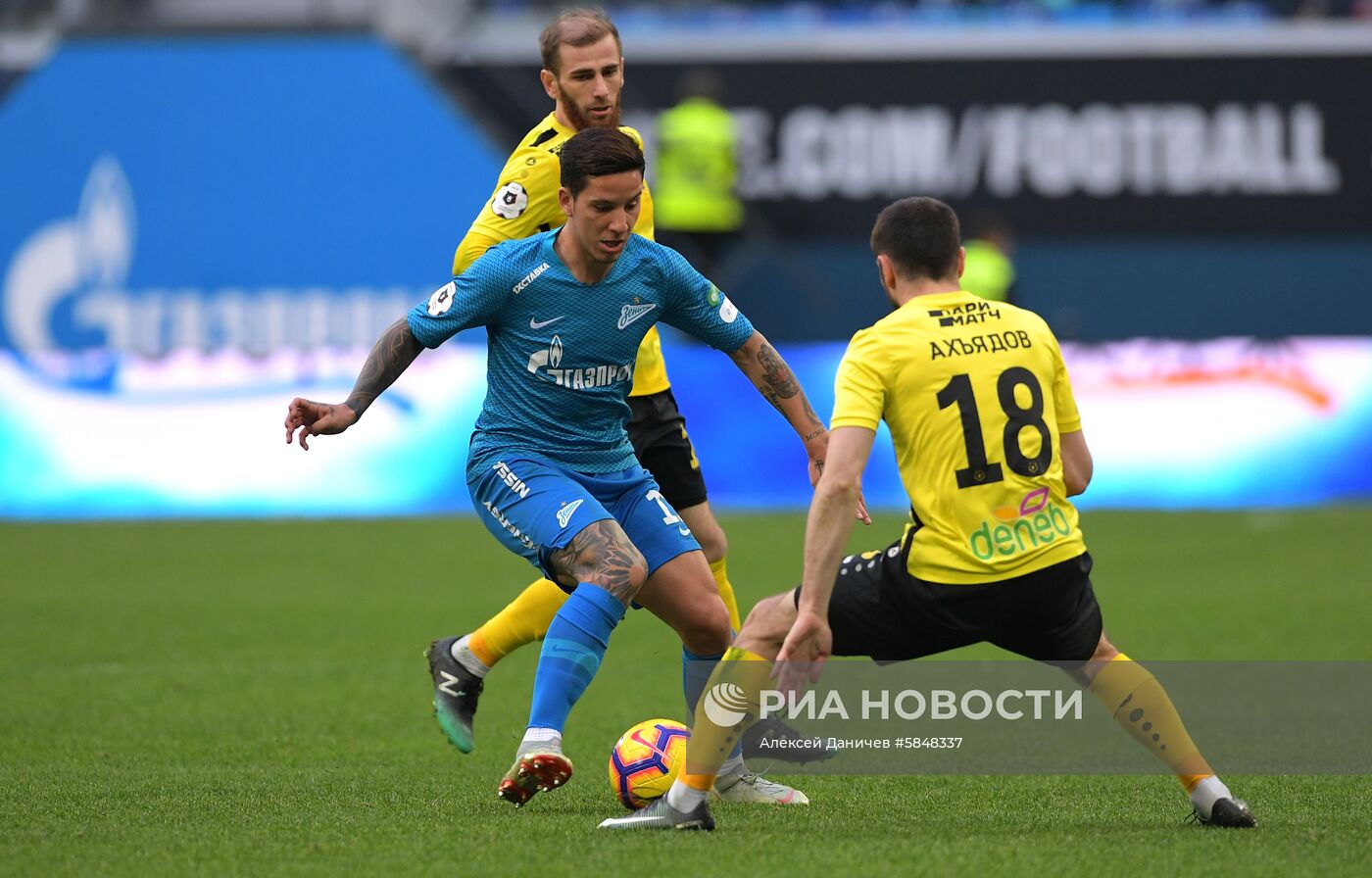 Футбол. РПЛ. Матч "Зенит" - "Анжи"