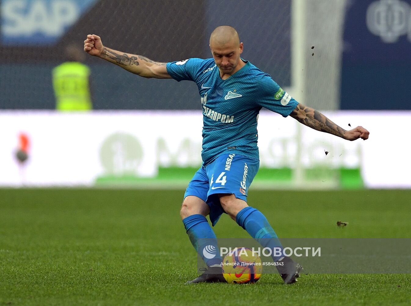 Футбол. РПЛ. Матч "Зенит" - "Анжи"