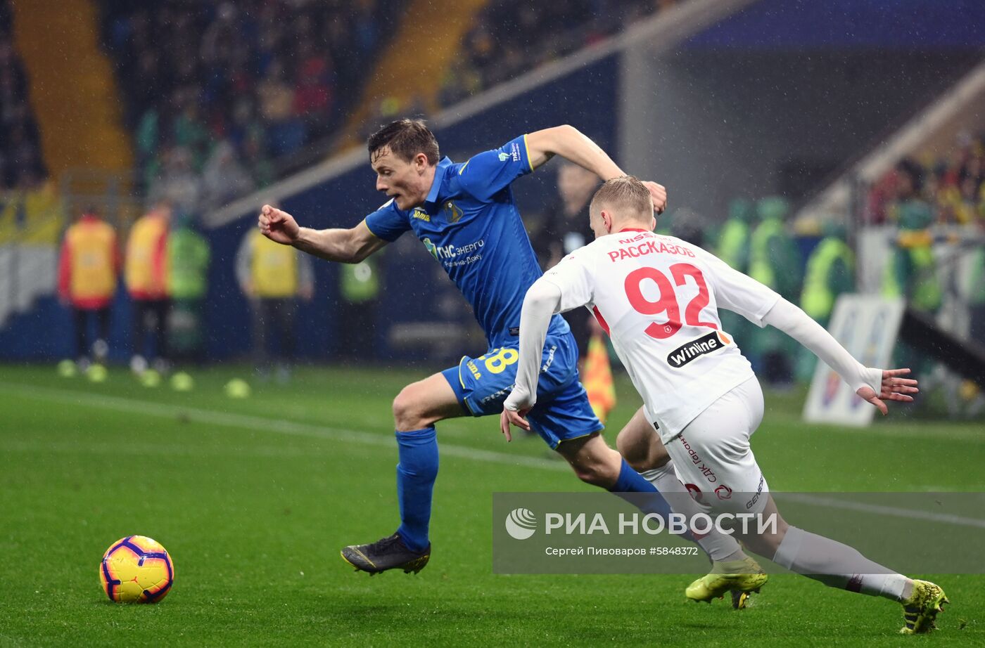 Футбол. РПЛ. Матч "Ростов" - "Спартак"