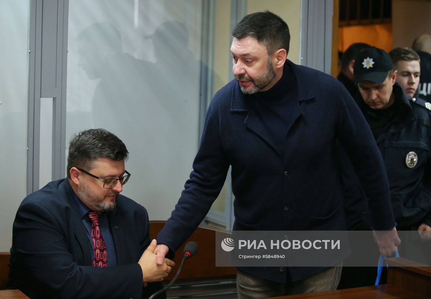 Заседание суда по делу журналиста К. Вышинского