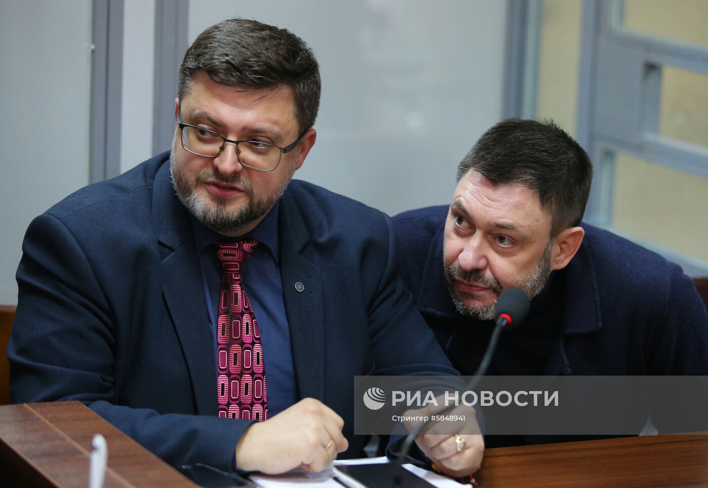 Заседание суда по делу журналиста К. Вышинского