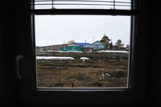 Деревня Аполлоновка в Омской области