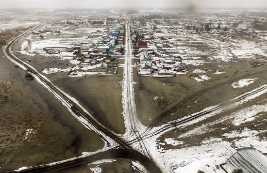 Деревня Аполлоновка в Омской области
