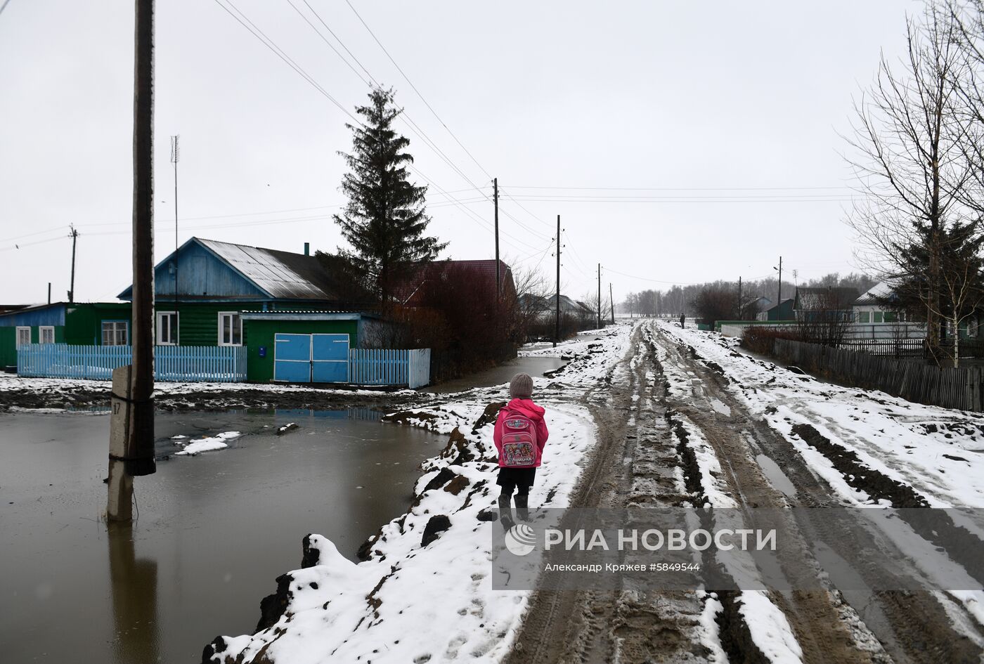 Деревня Аполлоновка в Омской области