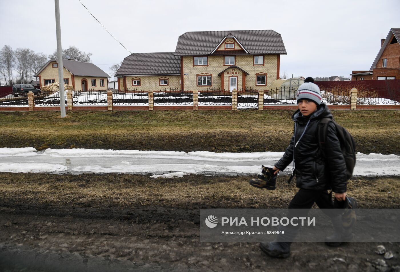 Деревня Аполлоновка в Омской области