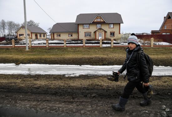 Деревня Аполлоновка в Омской области