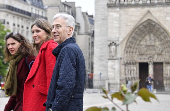 Последствия пожара в соборе Парижской Богоматери