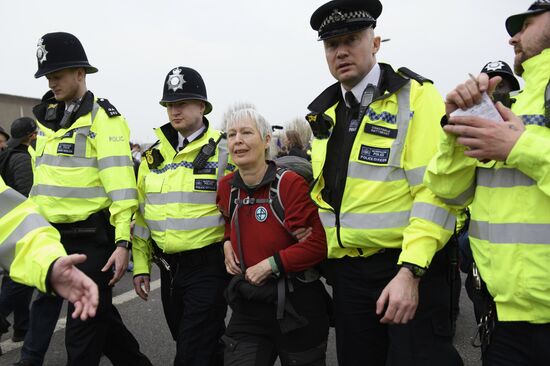 Акция в Лондоне против загрязнения окружающей среды