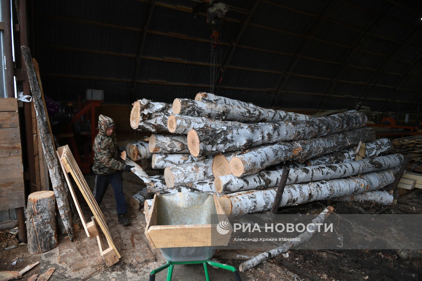 Деревня Аполлоновка в Омской области