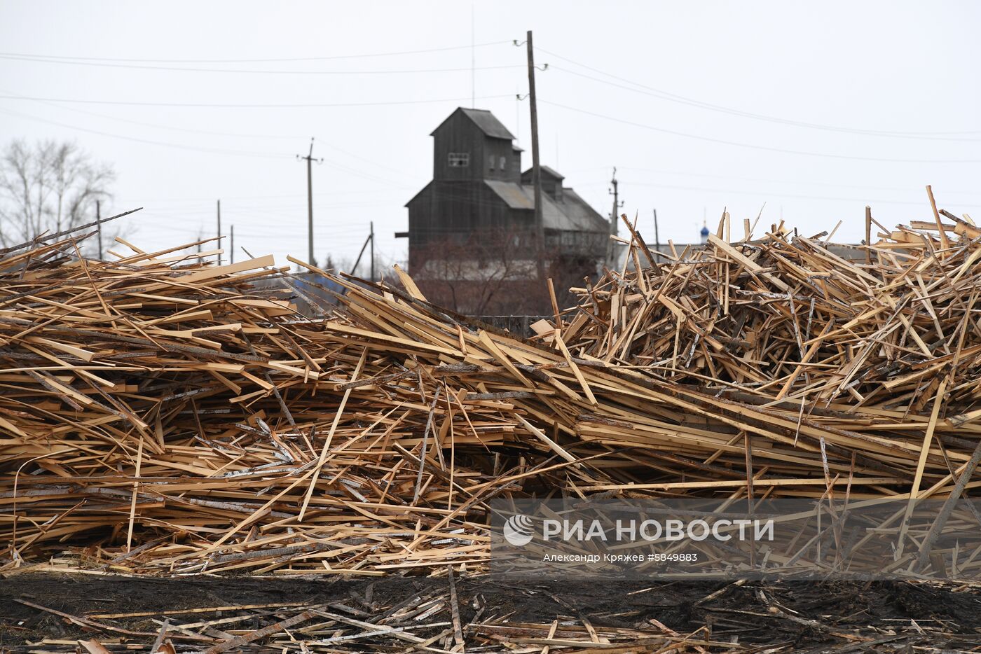 Деревня Аполлоновка в Омской области