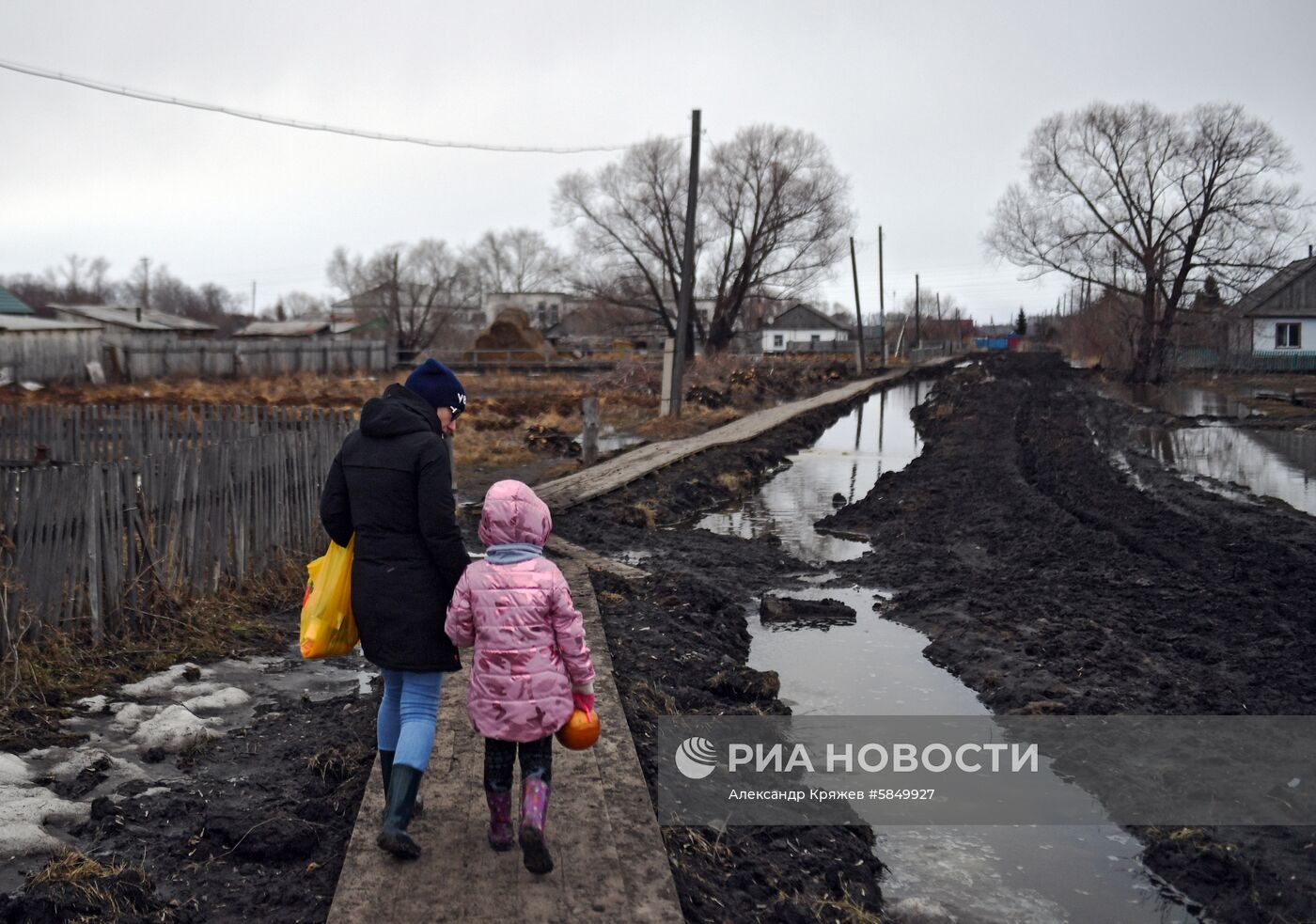 Деревня Аполлоновка в Омской области