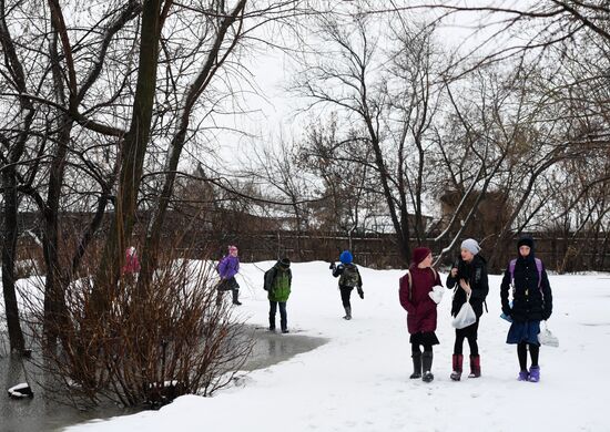 Деревня Аполлоновка в Омской области