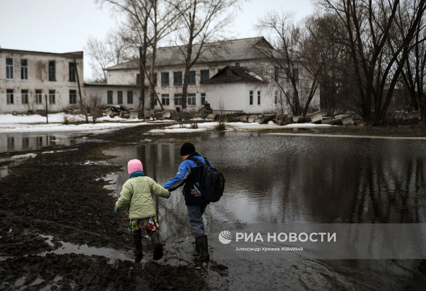 Деревня Аполлоновка в Омской области