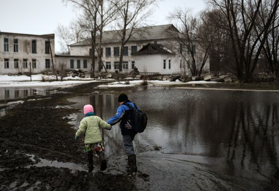 Деревня Аполлоновка в Омской области