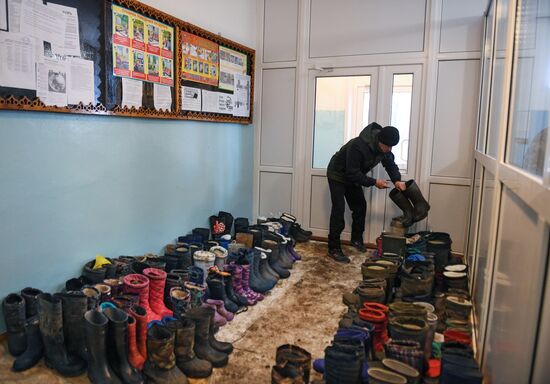 Деревня Аполлоновка в Омской области