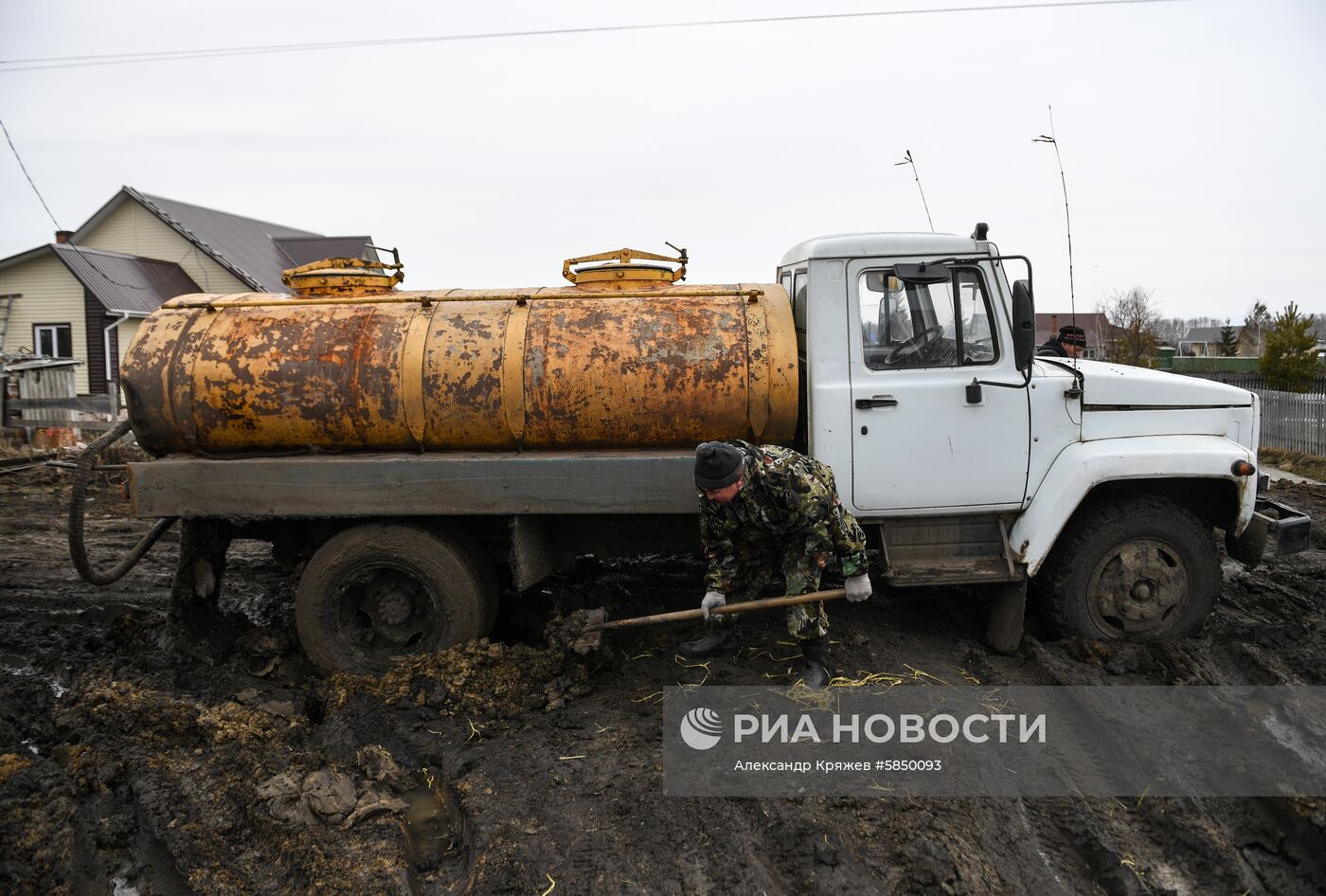 Деревня Аполлоновка в Омской области