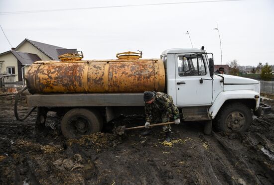 Деревня Аполлоновка в Омской области