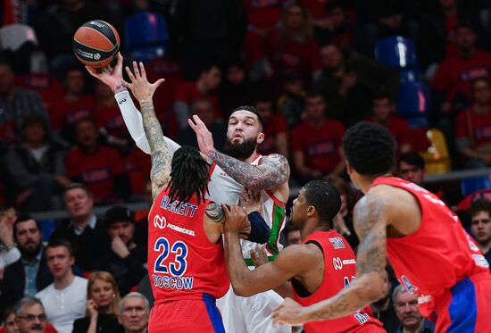 Баскетбол. Евролига. Матч ЦСКА - "Баскония"