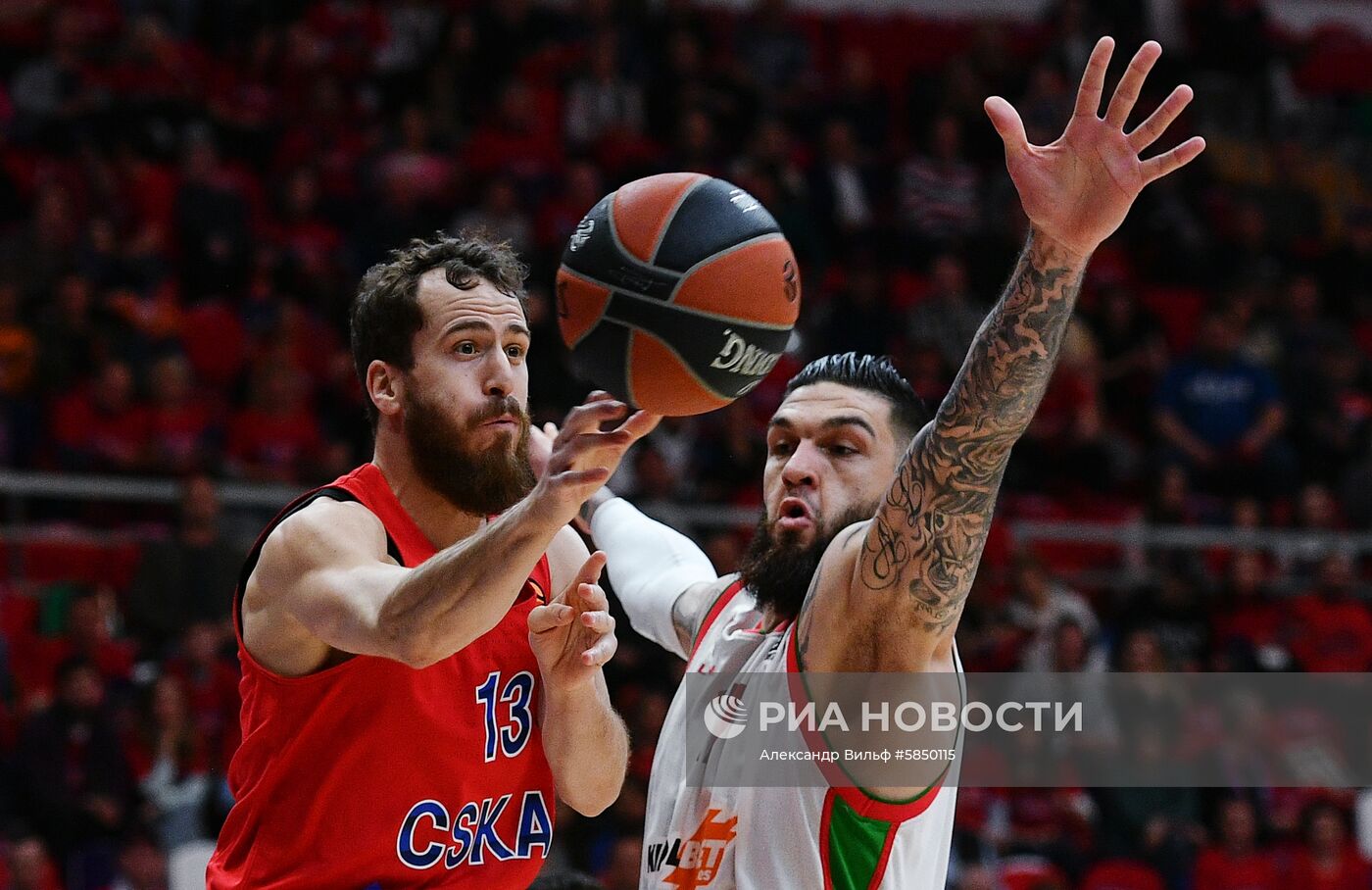 Баскетбол. Евролига. Матч ЦСКА - "Баскония"