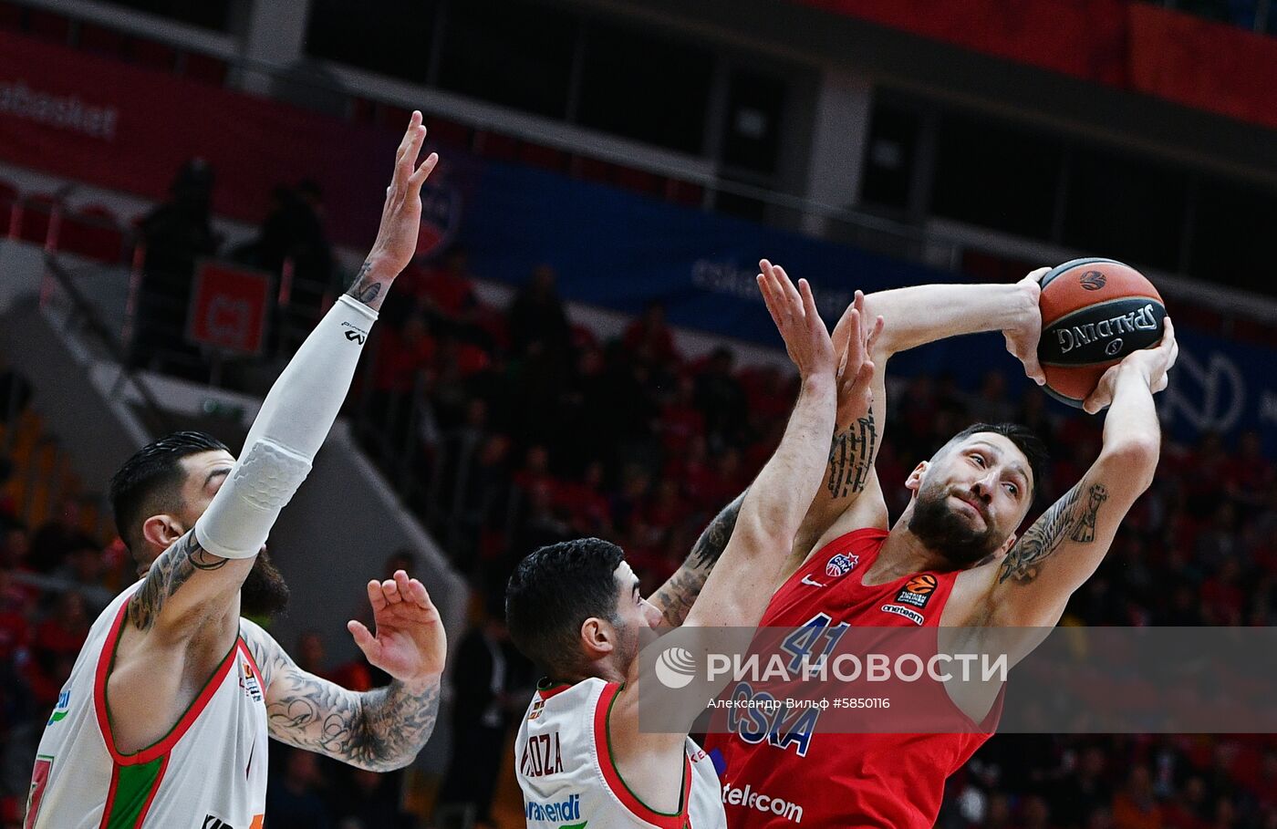 Баскетбол. Евролига. Матч ЦСКА - "Баскония"