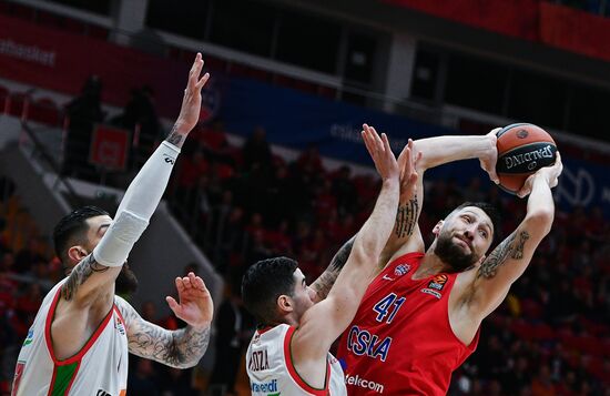 Баскетбол. Евролига. Матч ЦСКА - "Баскония"