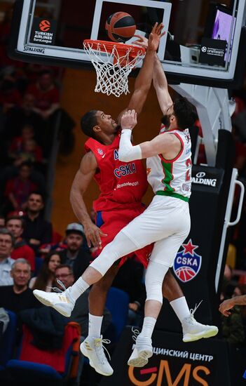 Баскетбол. Евролига. Матч ЦСКА - "Баскония"